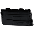 Front, Passenger Side Fog Light Cover, Black