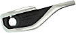 Front, Passenger Side Fog Light Trim, Black, With Bright Chrome Molding