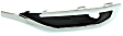 Front, Driver Side Fog Light Trim, Black, With Bright Chrome Molding