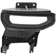 Front, Passenger Side Fog Light Trim, Textured Black, Except Denali Model