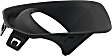 Front, Passenger Side Fog Light Trim, Textured Black, Except Denali Model