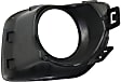 Front, Passenger Side Fog Light Trim, Textured Black, Except Denali Model