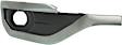 Front, Passenger Side Fog Light Trim, Black, With Smoked Chrome Molding
