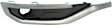 Front, Passenger Side Fog Light Trim, Black, With Smoked Chrome Molding