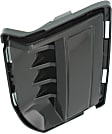 Front, Driver Side Fog Light Cover, Black