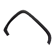 Front, Passenger Side Fender Trim, Textured Black