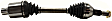 2007 GMC Acadia - Front, Passenger Side Axle Assembly, With Standard Neoprene Outboard Boot, New, 3.6L 6Cyl