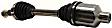 2007 GMC Acadia - Front, Passenger Side Axle Assembly, With Standard Neoprene Outboard Boot, New, 3.6L 6Cyl
