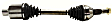 2007 GMC Acadia - Front, Passenger Side Axle Assembly, With Standard Neoprene Outboard Boot, New, 3.6L 6Cyl