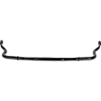 Front Sway Bar Kit, Steel, 0.98 in., Non-adjustable, Black