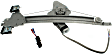 Rear, Passenger Side Power Window Regulator, With Motor
