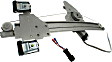 Rear, Passenger Side Power Window Regulator, With Motor
