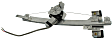 Rear, Passenger Side Power Window Regulator, With Motor