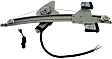 Rear, Driver Side Power Window Regulator, With Motor
