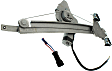 Rear, Driver Side Power Window Regulator, With Motor