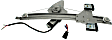 Rear, Driver Side Power Window Regulator, With Motor