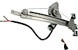 Rear, Driver Side Power Window Regulator, With Motor