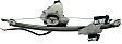 Rear, Driver Side Power Window Regulator, With Motor