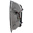 Driver Side Tail Light, with Bulb, Halogen, Clear and Red Lens