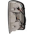 2015-2022 GMC Canyon - Driver Side Tail Light, with Bulb, Halogen, Clear and Red Lens, CAPA CERTIFIED