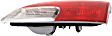 Passenger Side, Inner Tail Light, with Bulb, Halogen, Red Lens