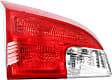 Driver Side, Inner Tail Light, with Bulb, Halogen, Red Lens