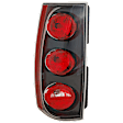 Driver Side Tail Light, with Bulb, Halogen, Red Lens