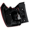 Passenger Side, Outer Tail Light, with Bulb, Halogen, Mounts on Body, For Models without All Terrain Package