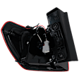 Passenger Side, Outer Tail Light, with Bulb, Halogen, Mounts on Body, For Models without All Terrain Package