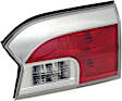 Passenger Side, Inner Tail Light, with Bulb, Halogen, Clear and Red Lens, Denali Model