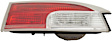 Driver Side, Inner Tail Light, with Bulb, Halogen, Clear and Red Lens, Denali Model