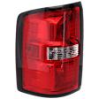 Driver Side Tail Light, with Bulb, Halogen, Clear and Red Lens, CAPA Certified