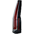 Passenger Side Tail Light, with Bulb, LED, Clear and Red Lens