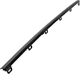 Rear, Center Bumper Trim, Textured Black