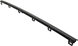 Rear, Center Bumper Trim, Textured Black