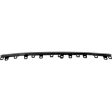 Rear, Center Bumper Trim, Black, Single Exhaust