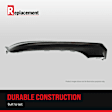 Rear, Center Bumper Trim, Black