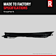 Rear, Center Bumper Trim, Black