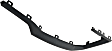 Rear, Passenger Side Bumper Trim, Textured Black