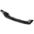 Rear, Passenger Side Bumper Trim, Black, Single Exhaust
