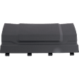 Rear Hitch Cover, Black, Plastic, For Models with Dual Exhaust