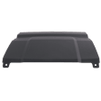 Rear Hitch Cover, Black, Plastic, For Models with Dual Exhaust