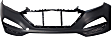 Front, Upper Primed Bumper Cover