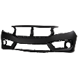 Front Primed Bumper Cover, Except Hatchback and Si Model, CAPA Certified