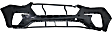 Front, Upper Primed Bumper Cover