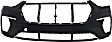 Front, Upper Primed Bumper Cover CAPA Certified
