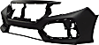 Front Primed Bumper Cover, Except Type R Model, Hatchback, CAPA Certified