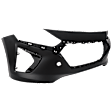 Front Bumper Cover, Primed, Hybrid Model