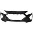 Front Bumper Cover, Primed, Hybrid Model, CAPA CERTIFIED