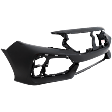 Front Primed Bumper Cover, Hatchback, CAPA Certified